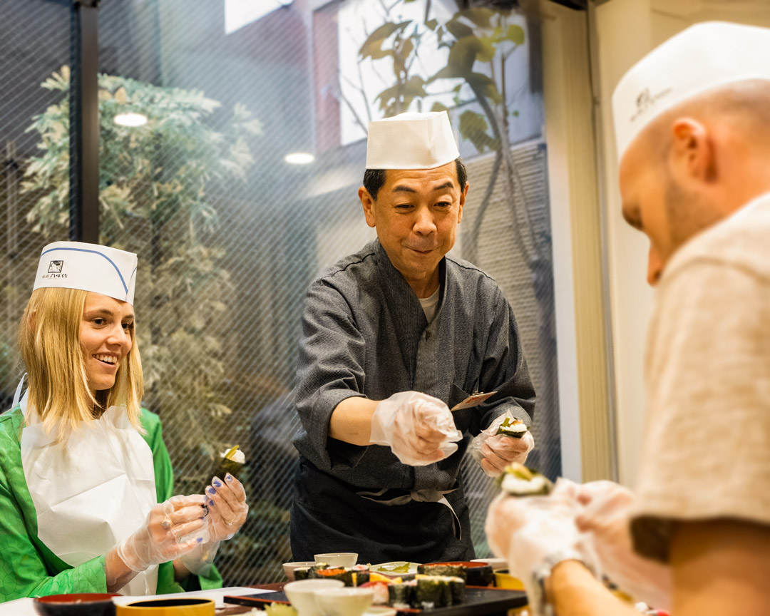 Tokyo Sushi-Making Class at a 100-Year-Old Sushi Bar