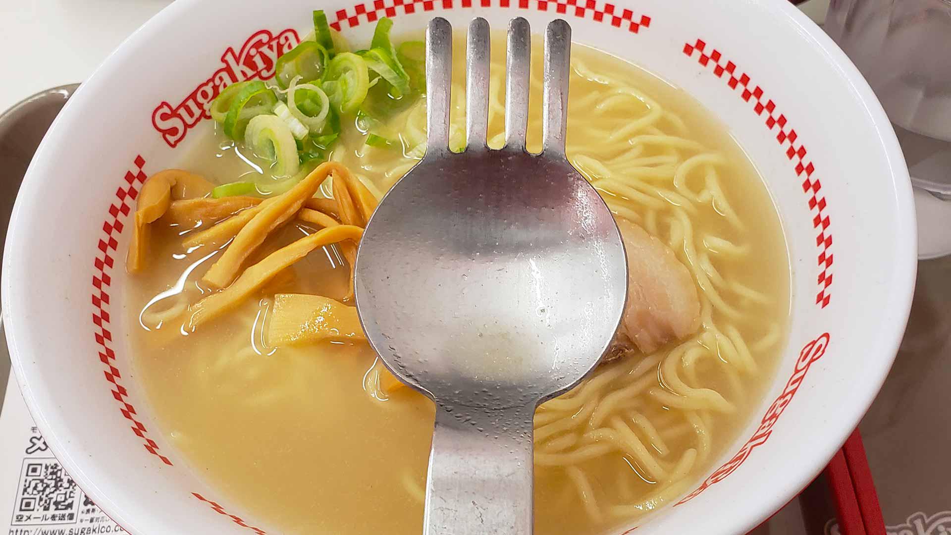 ramen spoon fork